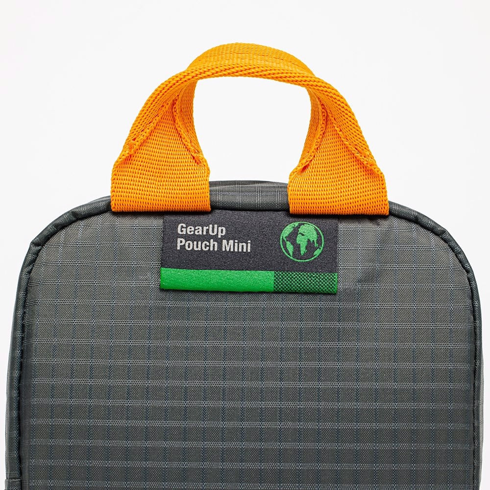 Lowepro GearUp Pouch Mini Zubehörtasche – 220 × 140 × 45 mm – Grau