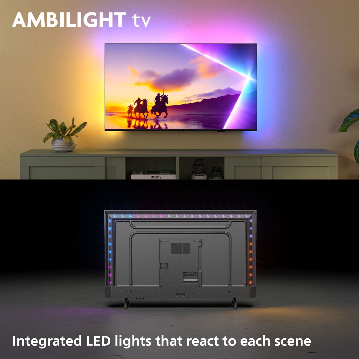 Philips 50PUS8500/12 – 50" QLED UHD 4K, Titan OS, Ambilight, (2025)