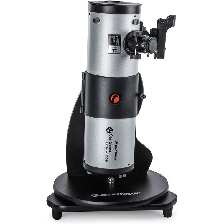 Celestron SSE 114mm Tabletop Dobson – Spiegelteleskop, 114 mm Öffnung, 450 mm Brennweite, f/4, Schwarz/Silber