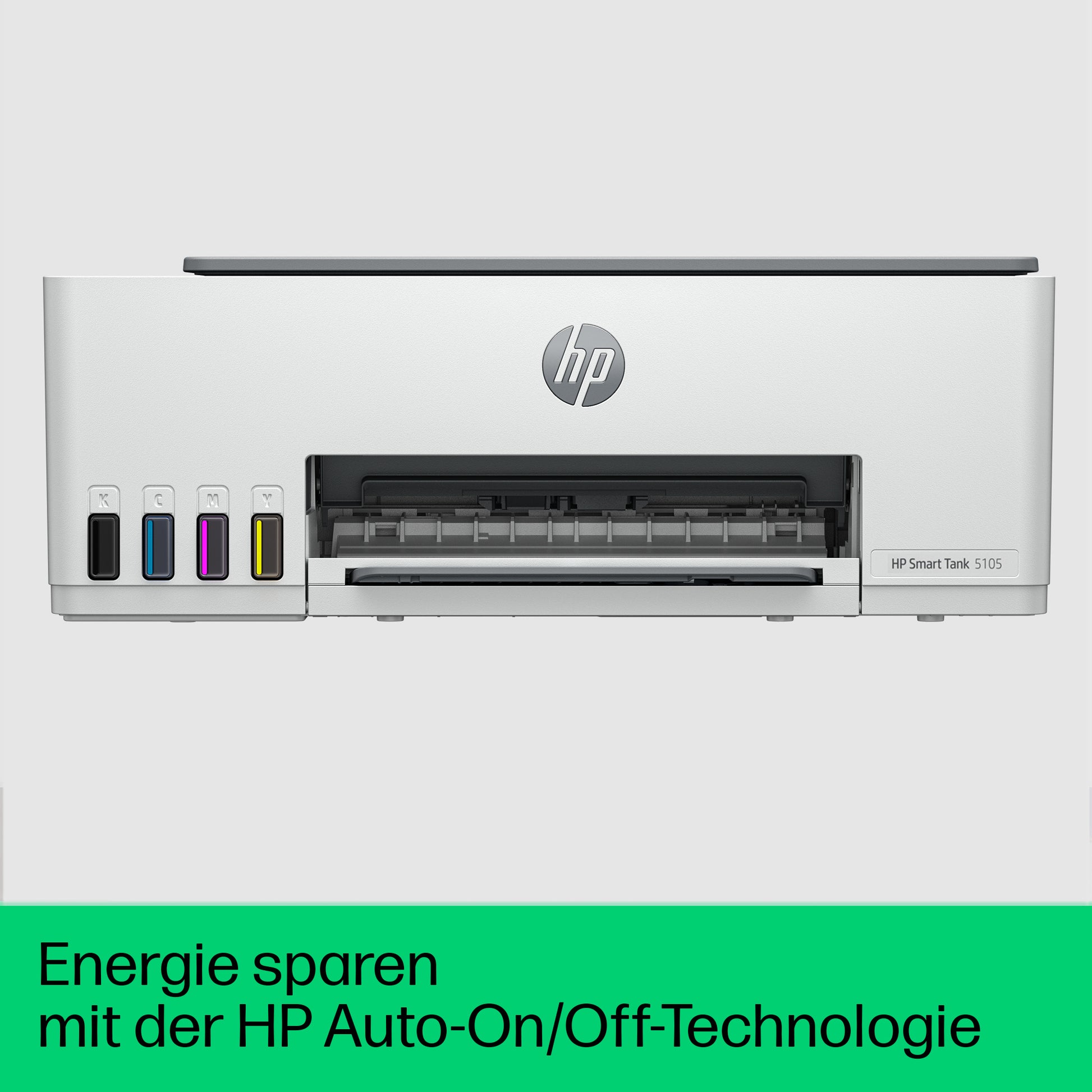 HP Smart Tank 5105 – Farbtintenstrahl-Multifunktionsdrucker, A4, 3-in-1, Duplex, WLAN, AirPrint, Mopria