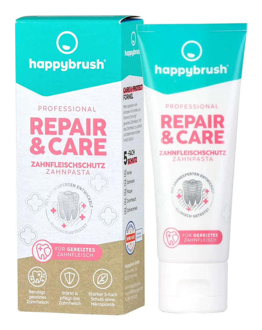 happybrush Zahnpasta Anti-Plaque – beruhigt Zahnfleisch – 75 ml