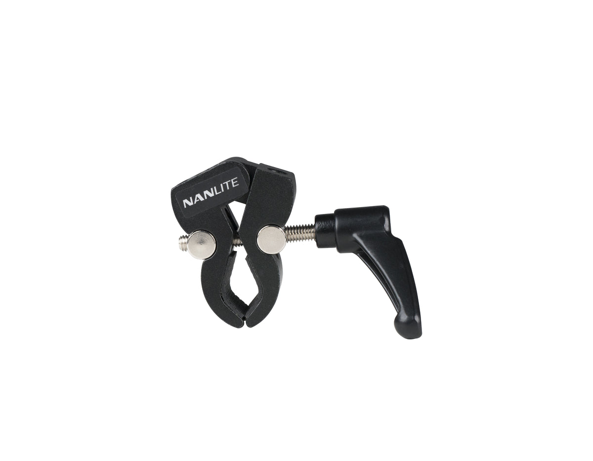 Nanlite Montagezubehör Mini Super Clamp – für PavoTube II 6C – 1 Stk. – Schwarz