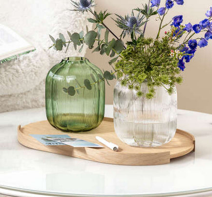 Villeroy & Boch Vase, Glas, Grün, 16 × 19 cm, spülmaschinenbeständig, 1 Stück – Fleur