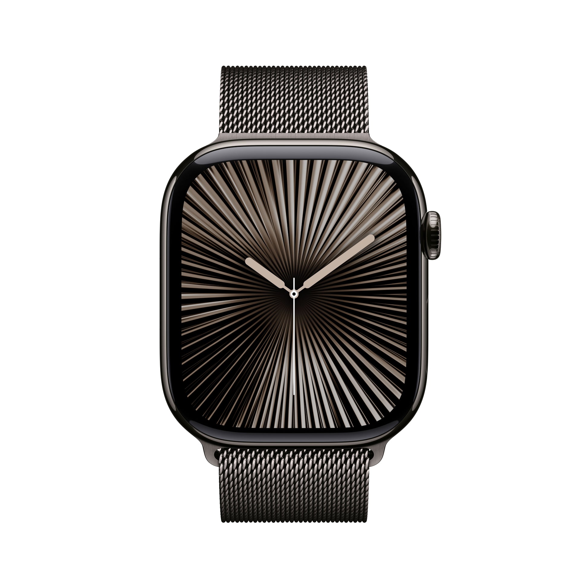 Apple Watch S10 – Smartwatch – 46 mm, LTE, OLED, 50 m, Slate Titanium, Bandgrösse S/M, Milanese Loop