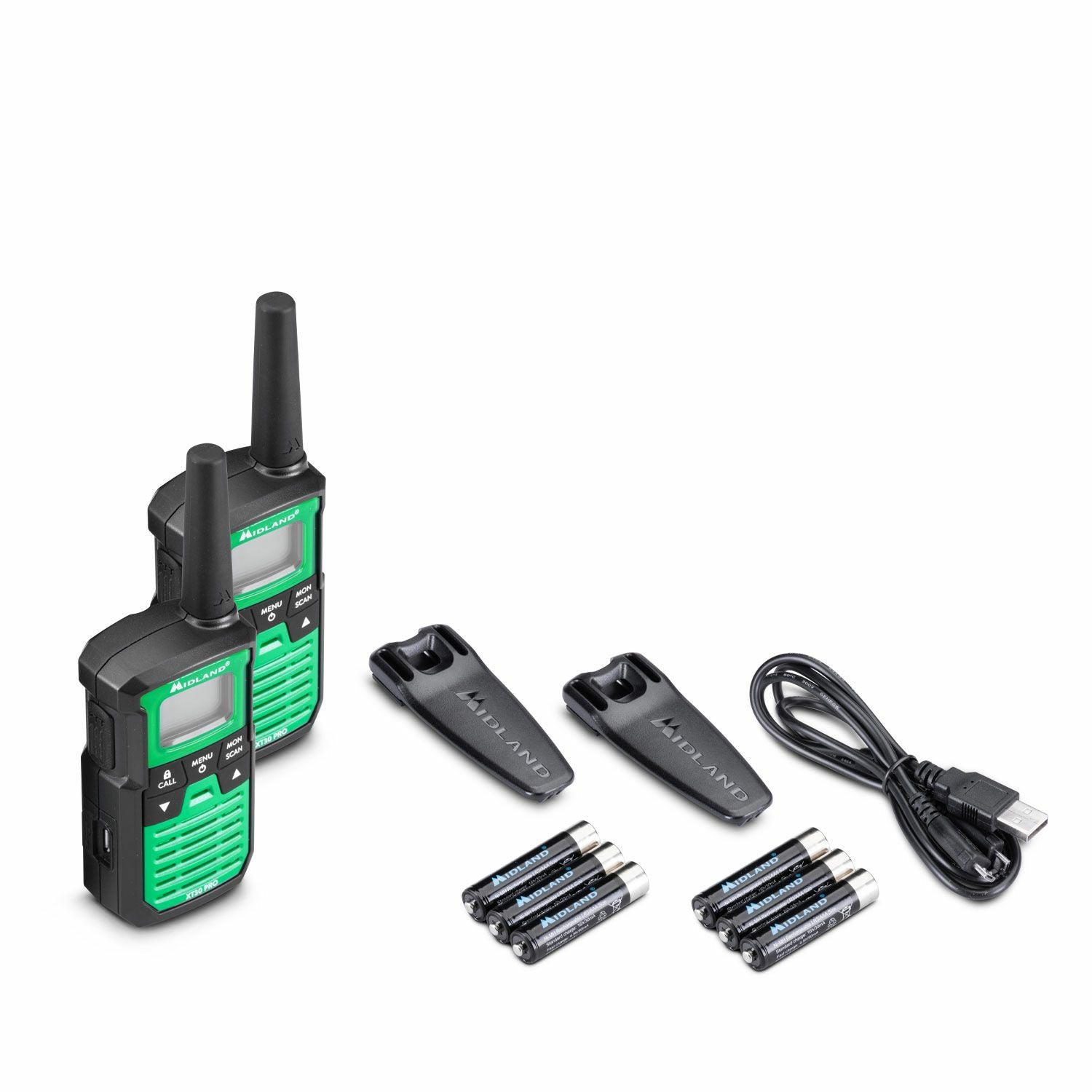 Midland XT30 Pro – Handfunkgerät, spritzwassergeschützt, 6 km Reichweite, 16 Kanäle