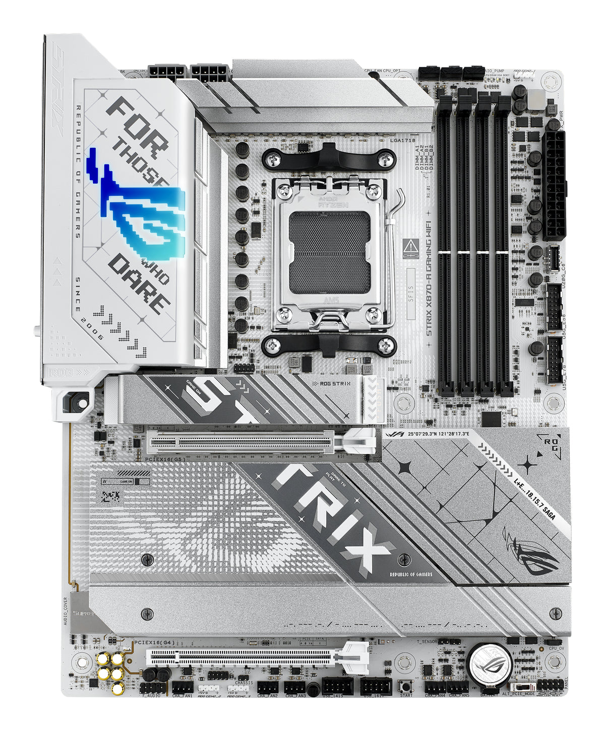ASUS ROG STRIX X870-A GAMING WIFI – Mainboard – Sockel AM5, AMD X870, ATX, DDR5