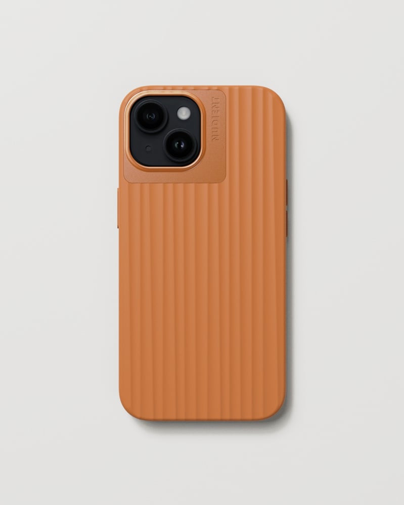 Nudient – Backcover – für Apple iPhone 15 Plus – orange – PC