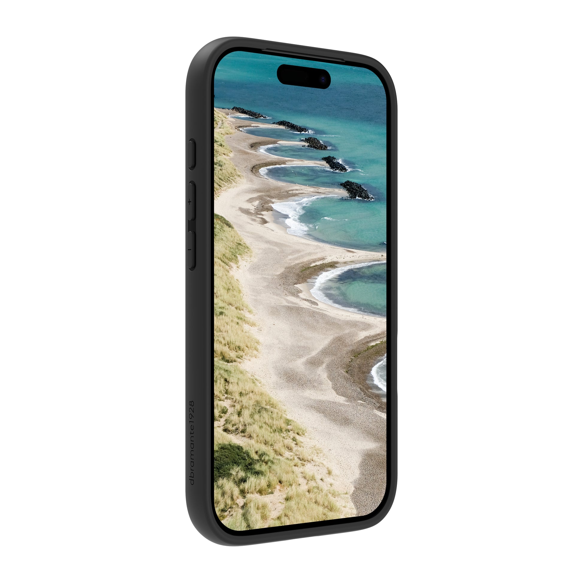 dbramante1928 Grenen MS Backcover – für Apple iPhone 17 Pro, Recycling-Kunststoff, schwarz, bis 2 m sturzsicher