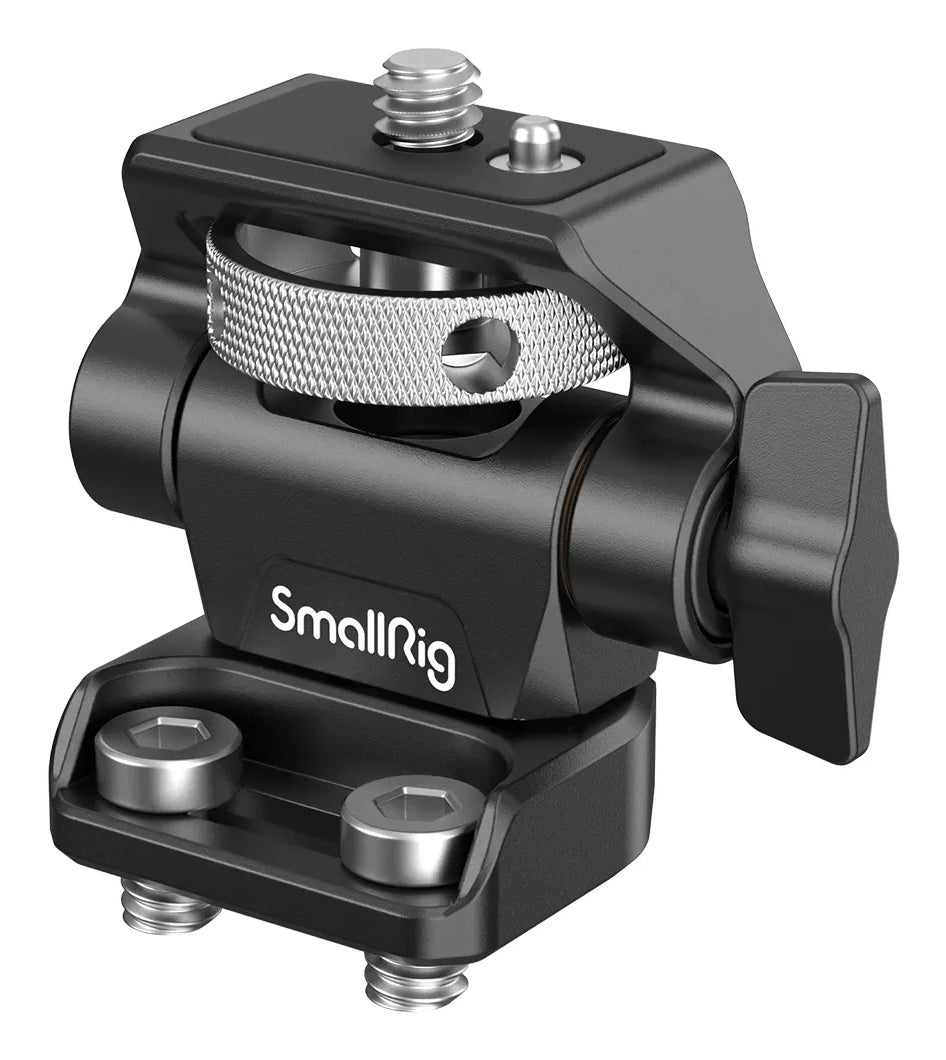 SmallRig 2904B Monitor-Halterung – 1,5 kg Traglast, 1/4"-20 Gewinde, Pivot 0–170°, 360° drehbar – Schwarz