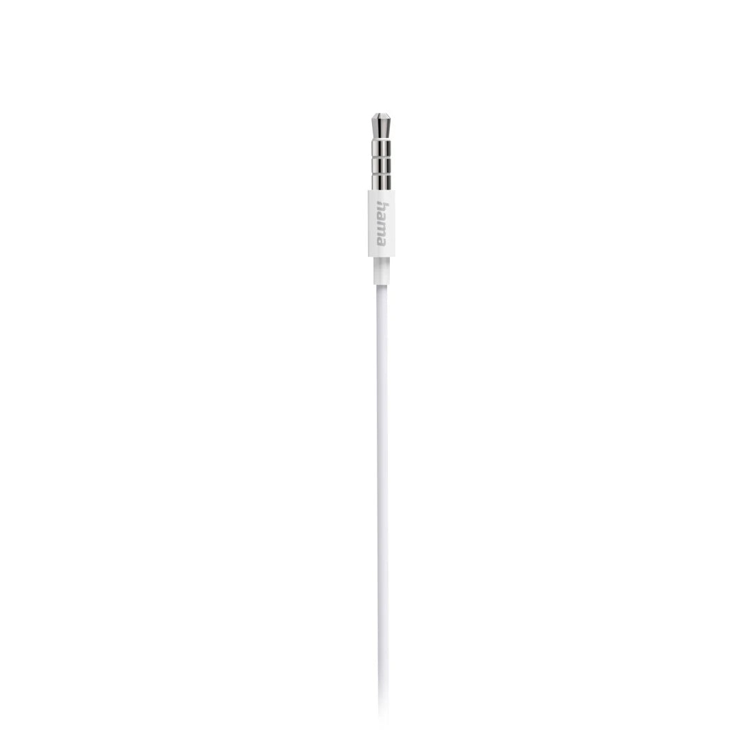 Hama Popply In-Ear Headset – Stereo, Kabel, 3,5 mm Klinke, Weiss