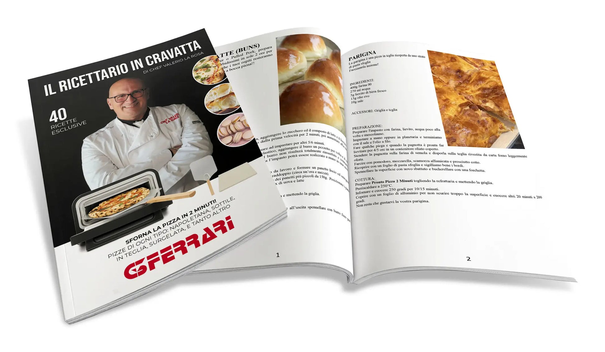 G3 Ferrari Pizzaofen Pizza Pro G10204 – 1 Pizza, Ø 30 cm, 1850 W – Schwarz/Silber
