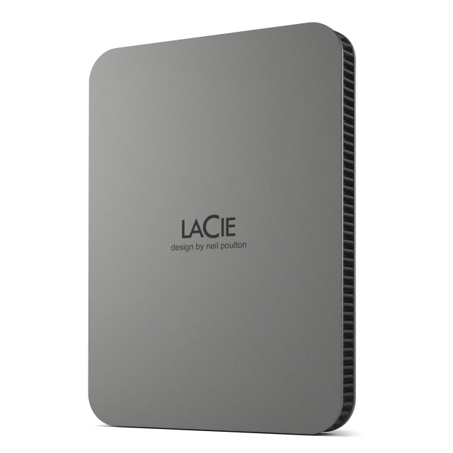 LaCie Mobile Drive Secure Speichergerät – 2 TB, USB 3.1 Typ-C, 2,5" Space Grey
