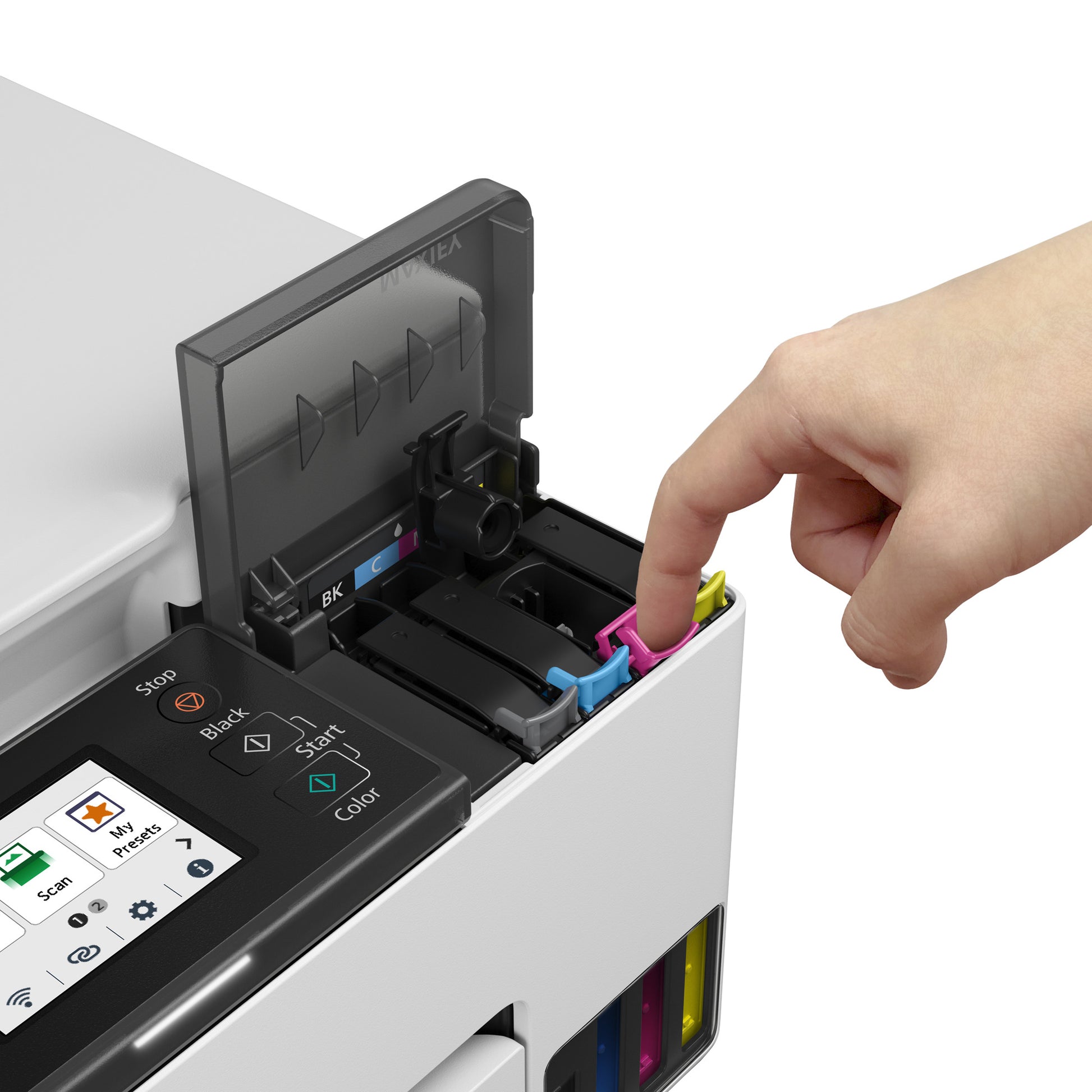 Canon MAXIFY GX1050 – Farbiges Tintenstrahl-MFP A4, 3-in-1 – USB/LAN/WLAN – Duplex – 10 ppm S/W, 15 ppm Farbe
