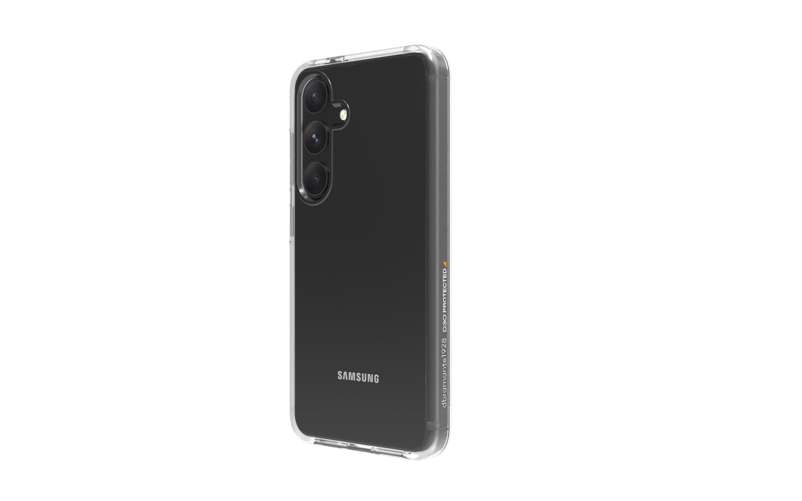dbramante1928 Iceland Ultra D3O Backcover – für Samsung Galaxy S23 FE, Recycling-Kunststoff, Transparent