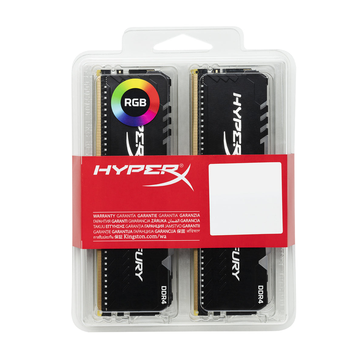 Kingston Technology HyperX FURY – 64 GB (4×16 GB) DDR4, 288-Pin DIMM
