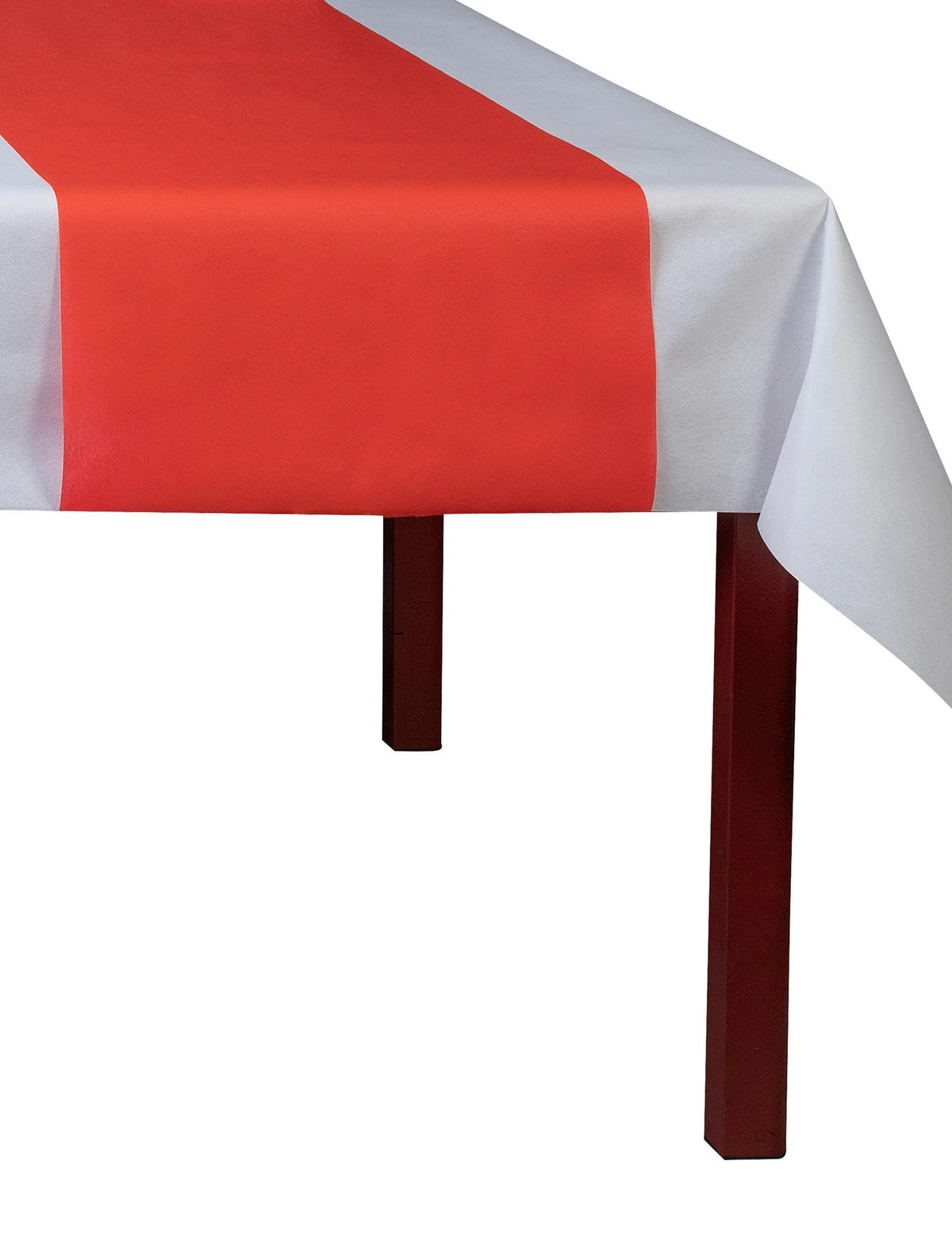 PRONAPPE Tischläufer auf Rolle – 40 cm×4,8 m, Polypropylen (PP), Rot