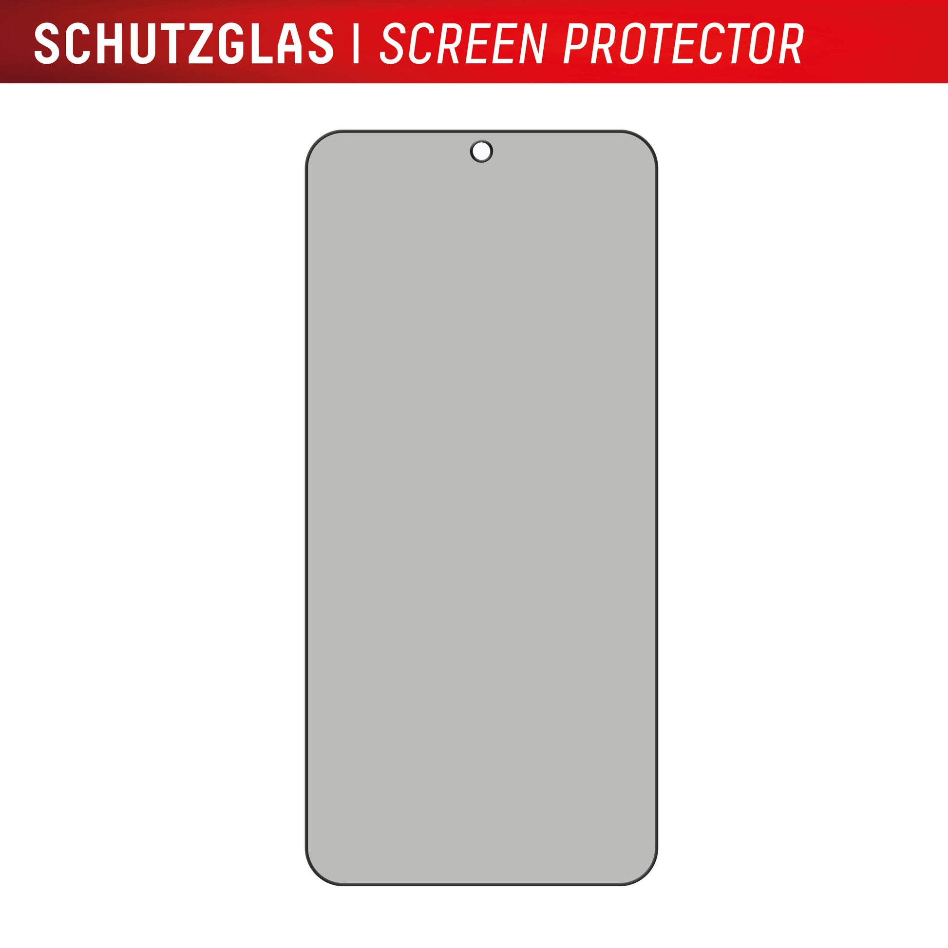 Displex Privacy-Filter (Panzerglas), Full Cover – für Galaxy S24/S25 – mit Applikator