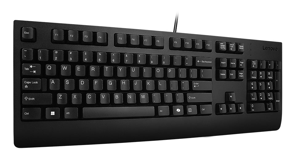Lenovo Preferred Pro II – Tastatur – kabelgebunden, USB‑A – AZERTY (BE) – Schwarz