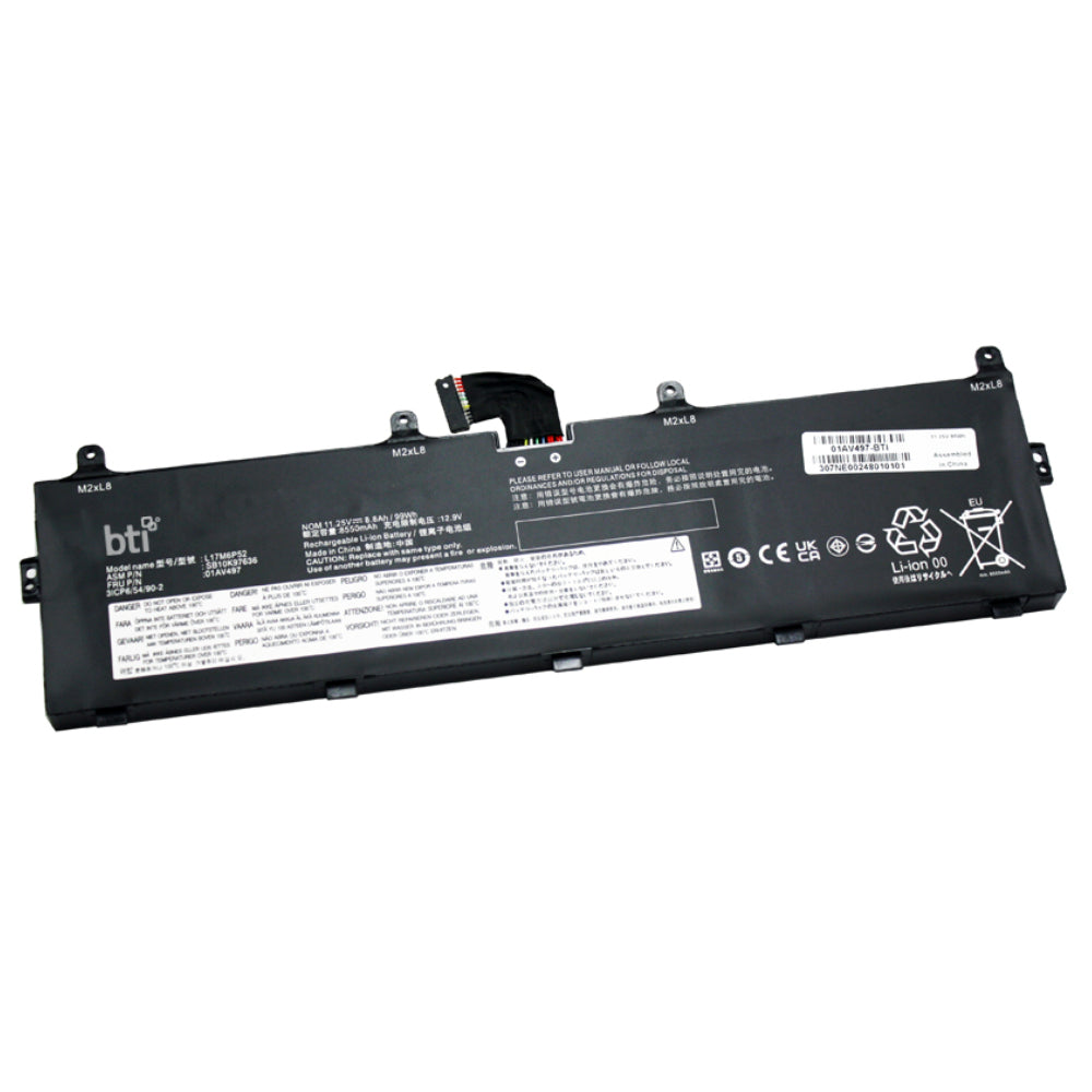 BTI Notebook-Akku – für Lenovo P72/P73 – 99 Wh, 11,4 V – Schwarz