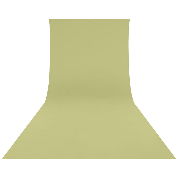 Westcott 163S Hintergrundstoff – 2743 × 6096 mm Polyester – Hellmoosgrün – mit Tragetasche