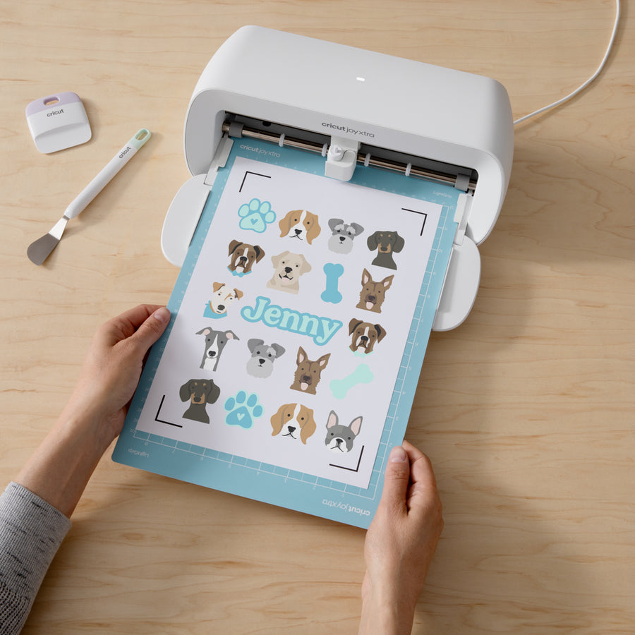 Cricut Stickerpapier – für Cricut Maker, Explore 3 und Joy Xtra – A4 – holo – Packung, 5 Stk.
