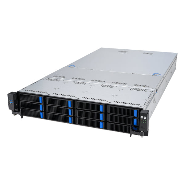 ASUS RS520A-E12-RS12U – Rack 2U, AMD EPYC (Sockel SP5), DDR5, max. 6 TB RAM, 14 Laufwerke