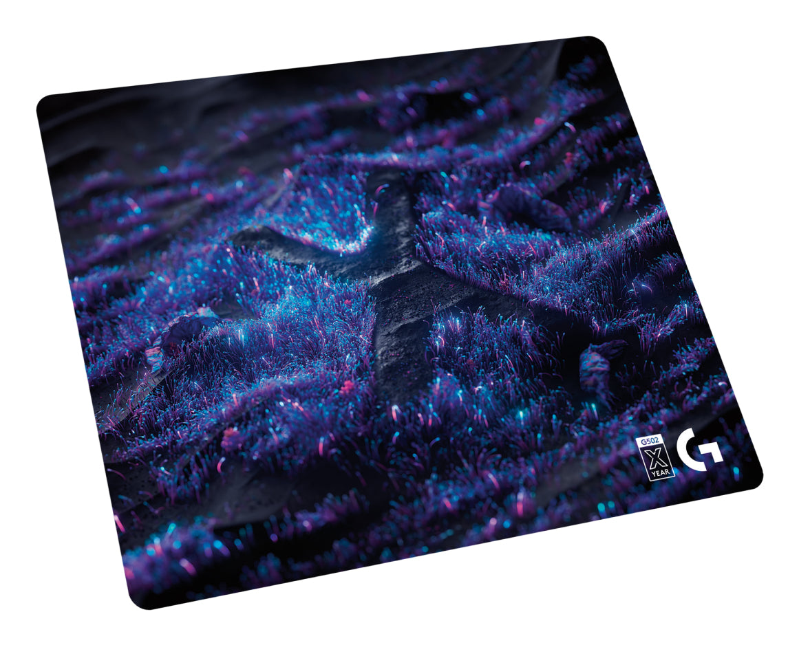 Logitech G G640 Anniversary Edition – Gaming-Mauspad – 460 × 400 mm, Textil, Schwarz, Blau
