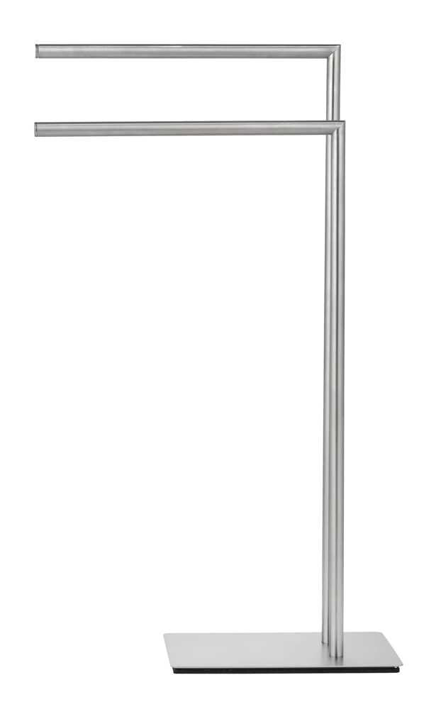 Wenko Handtuchständer Recco – 2 Arme, 48×20×80,5 cm, Edelstahl, Silber