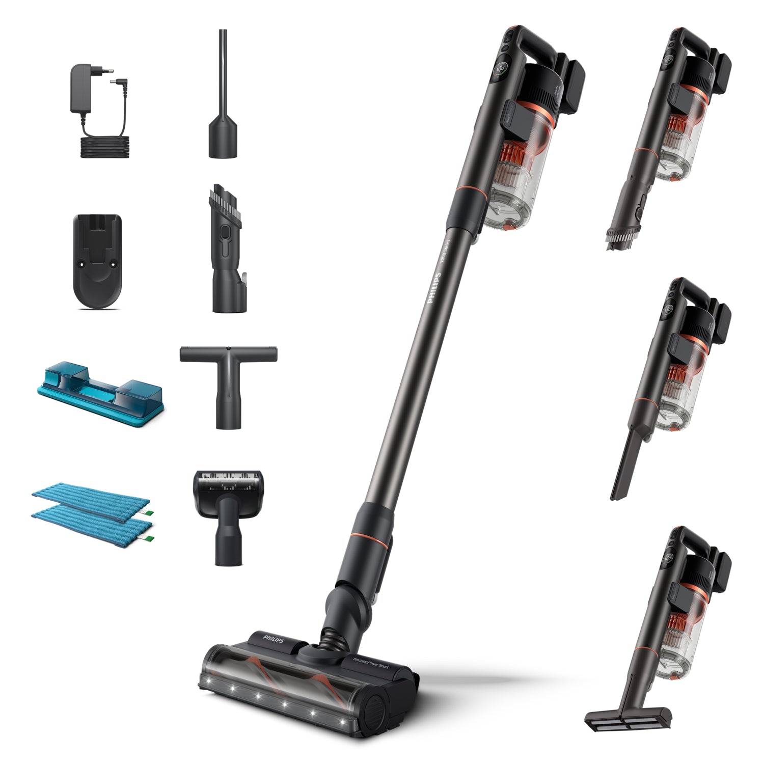 Philips Akkustaubsauger XC7055/01 – 0,6 l, Akkubetrieb, 25,2 V, 1,7 kg