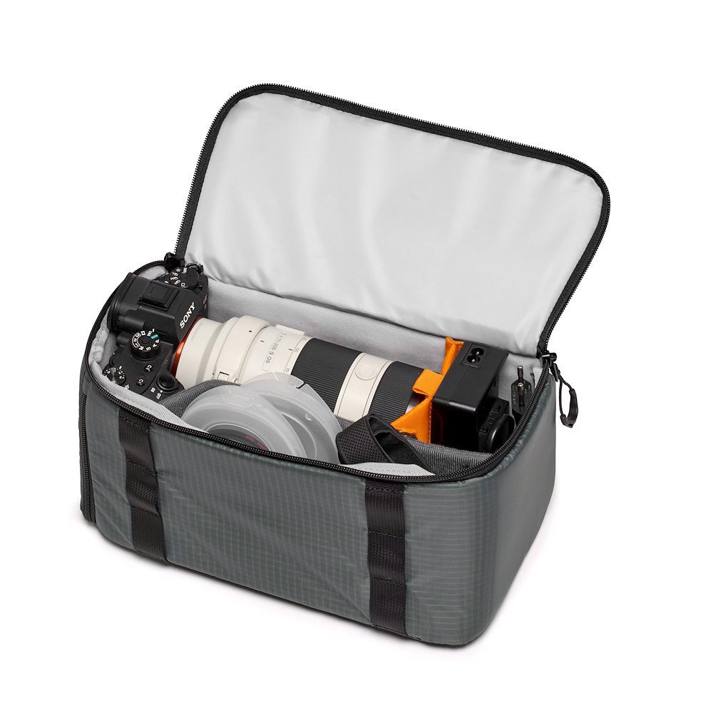 Lowepro GearUp PRO Kamera Box L II Toploader-Koffer – Grau – für DSLR und Pro-Mirrorless mit 70–200 mm f/2,8