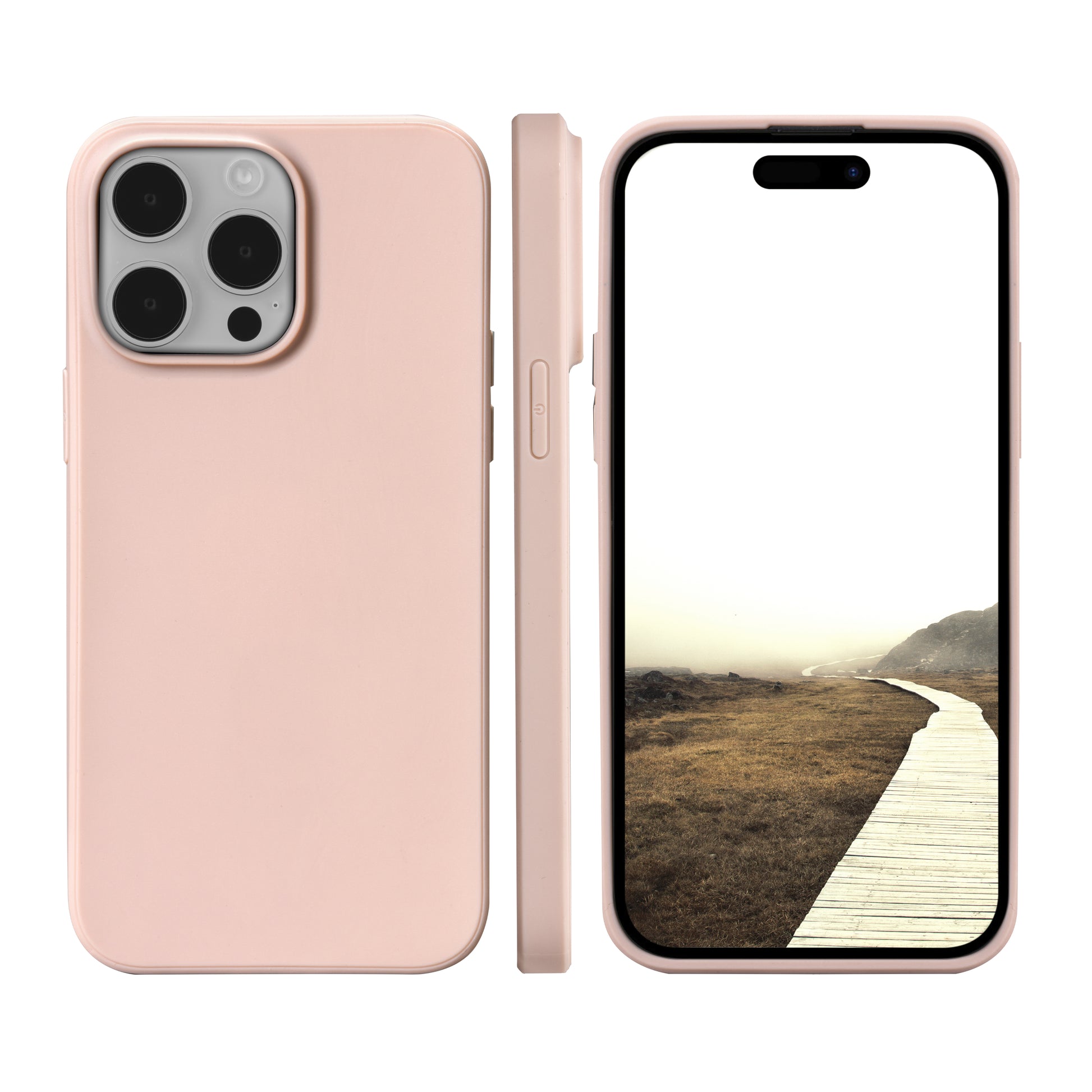 dbramante1928 Greenland Backcover – für Apple iPhone 15 Pro, Kunststoff, Pink