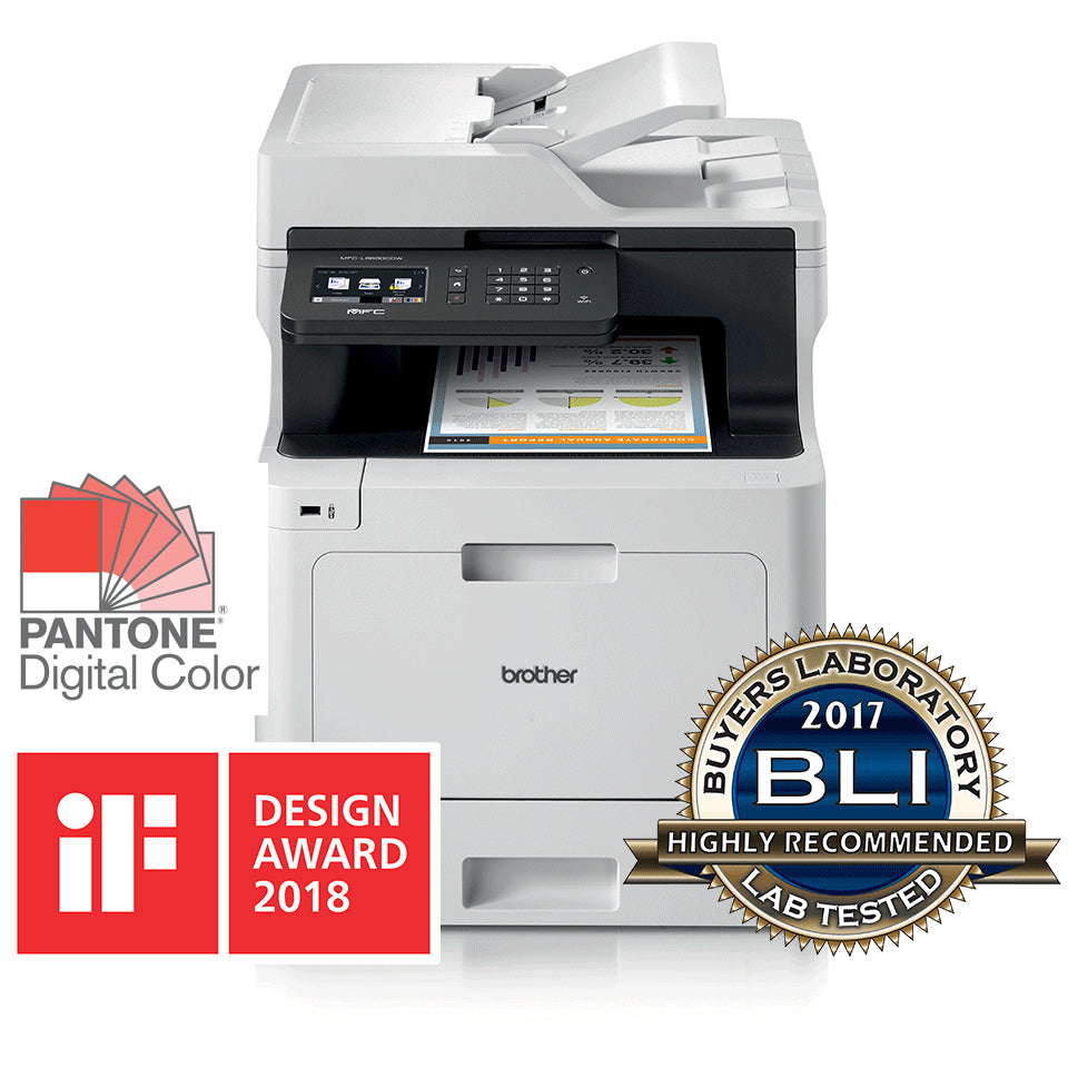 Brother Mfc-L8690Cdw – Farbiger Laser-MFP A4, 4-in-1 – USB/LAN/WLAN – Duplex, Duplex-ADF – 31 S./Min. S/W