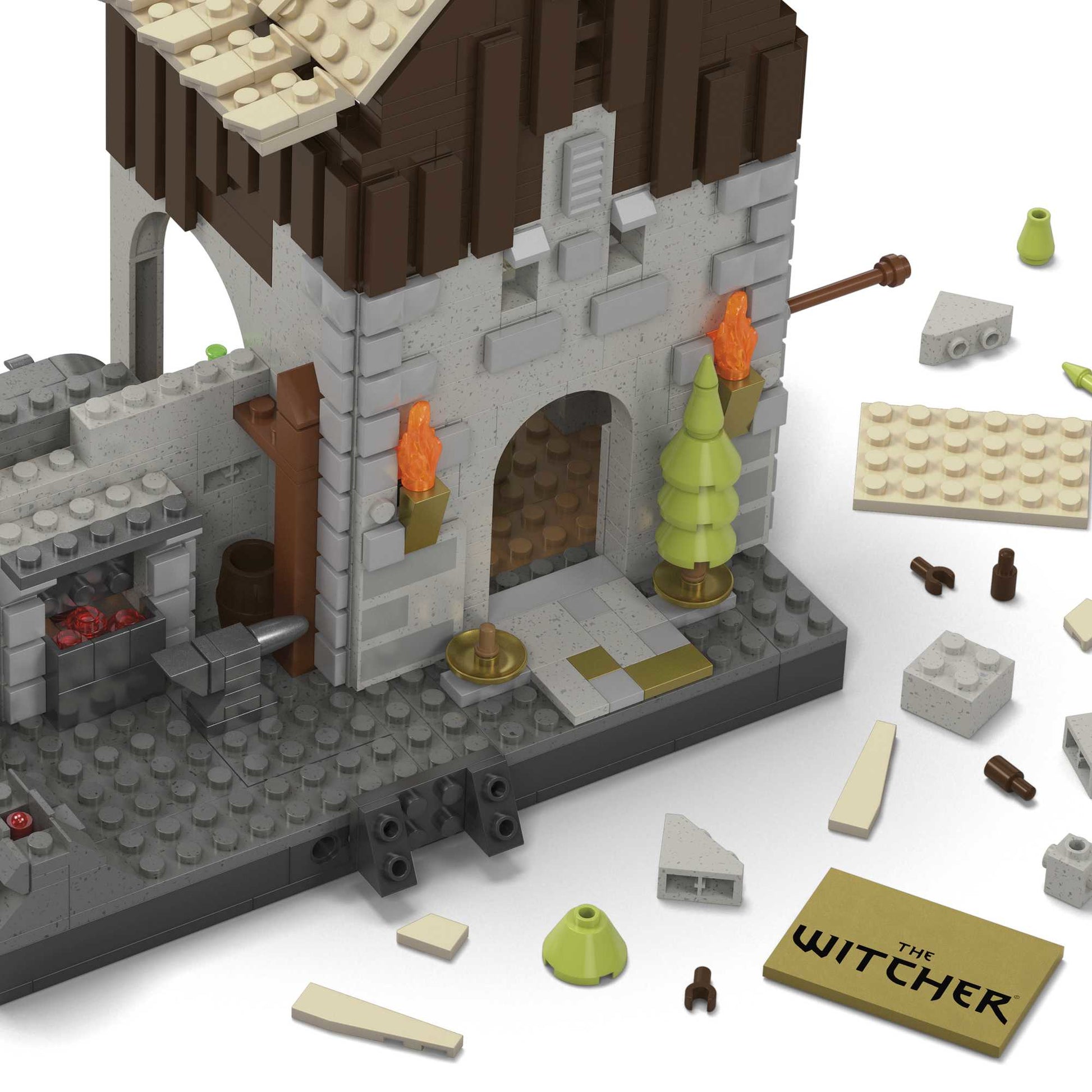 MEGA Geralts Greifjagd Bausatz – The Witcher – 1170-teilig – ab 12 J. – Kunststoff, mehrfarbig, CE