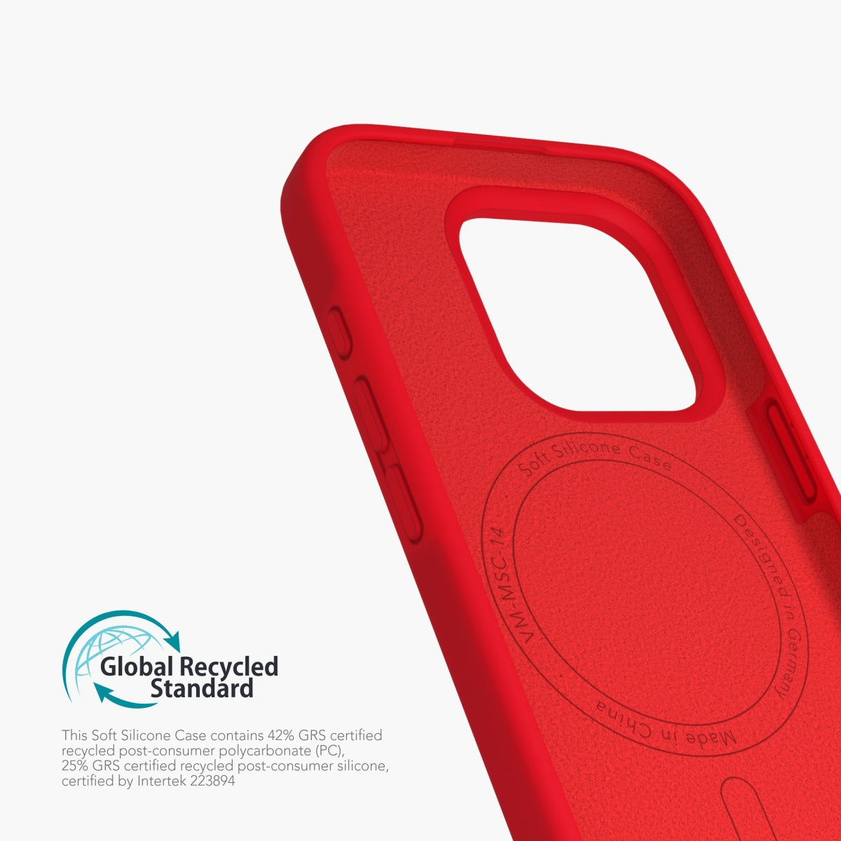 Vonmählen Backcover – für Apple iPhone 16 Pro – Firecracker – Silikon – MagSafe-kompatibel