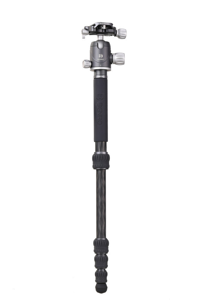 Benro FBAT05CVX20 Bat Dreibeinstativ – bis 140,5 cm – 10 kg – Carbon, 5 Sektionen, Twistlock