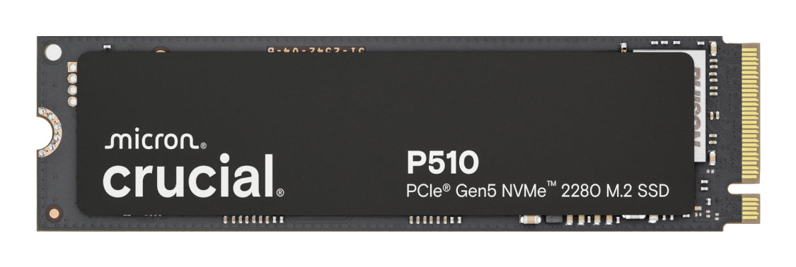 Crucial P510 – 1 TB M.2 2280 NVMe PCIe 5.0 x4, 11000/9500 MB/s