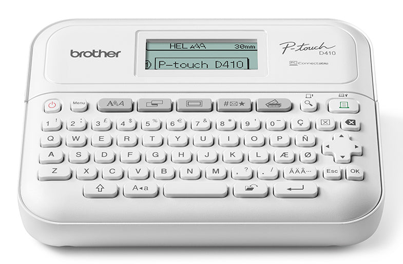 Brother P-touch PT-D410 – Beschriftungsgerät, für TZe-Bänder, USB, 180 × 180 dpi