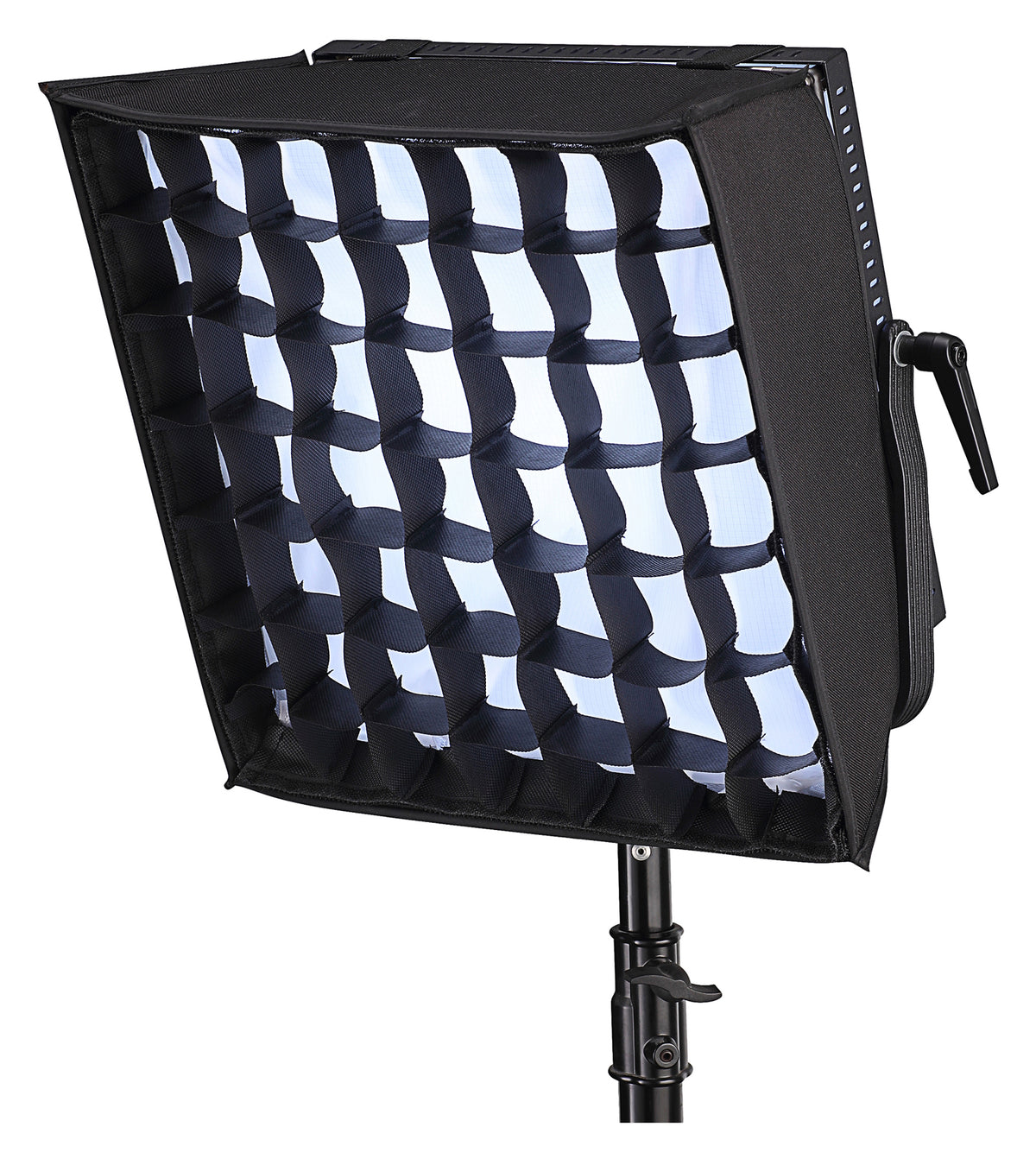 PATONA 4273 Softbox mit Gitternetz – 275 × 275 × 140 mm – für PATONA LED 60W RGB