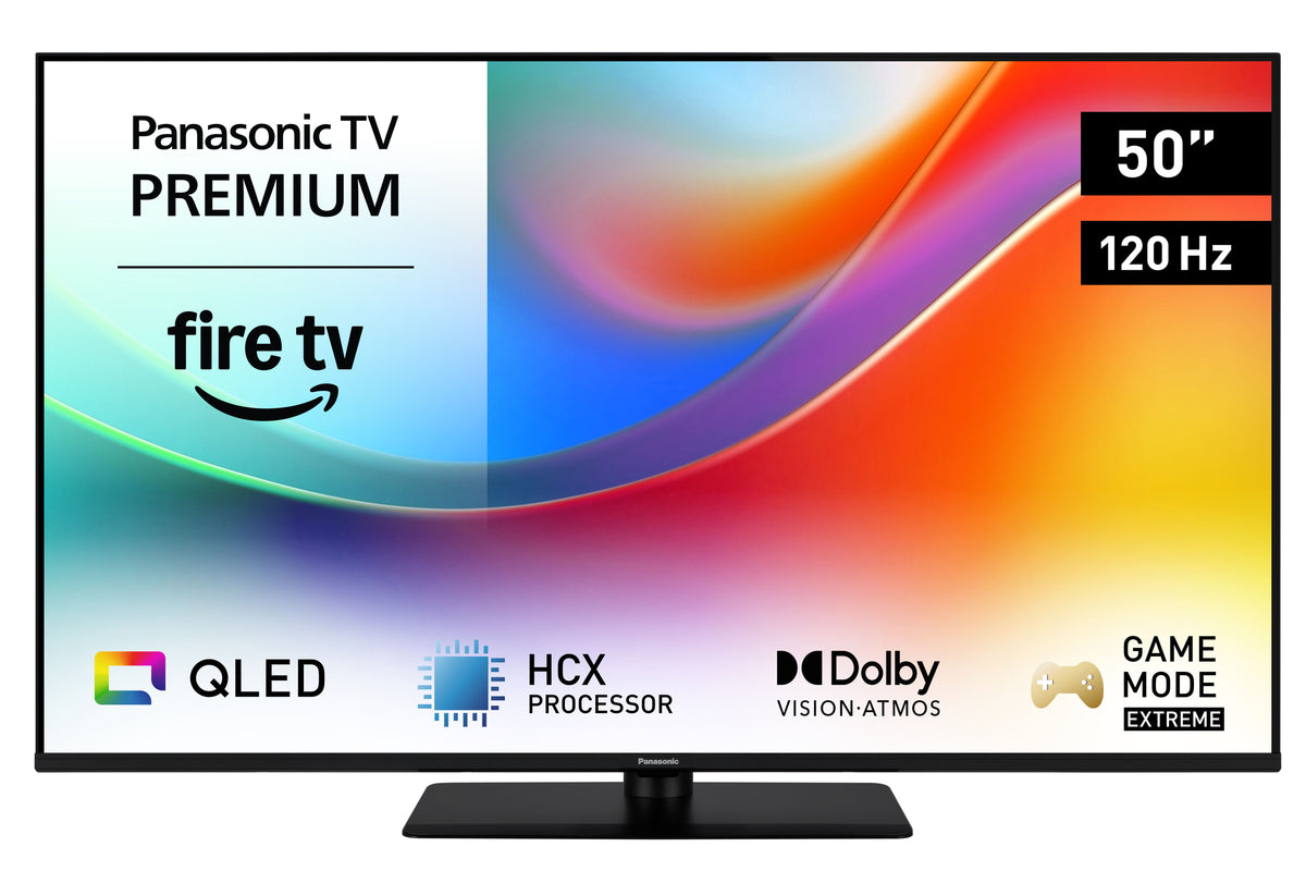 Panasonic TV-50W85BEZC – 50" TV – 4K UHD – QLED – Fire TV – 120 Hz – HDR10+, Dolby Vision