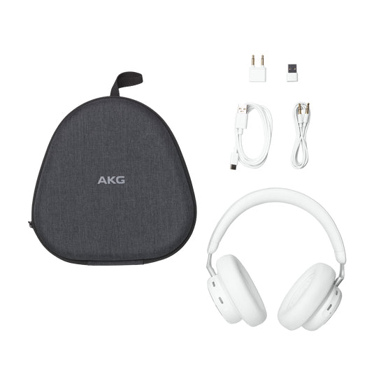 AKG N9 – Over-Ear Kopfhörer – Bluetooth 5.3, ANC – Weiss – bis 100 h