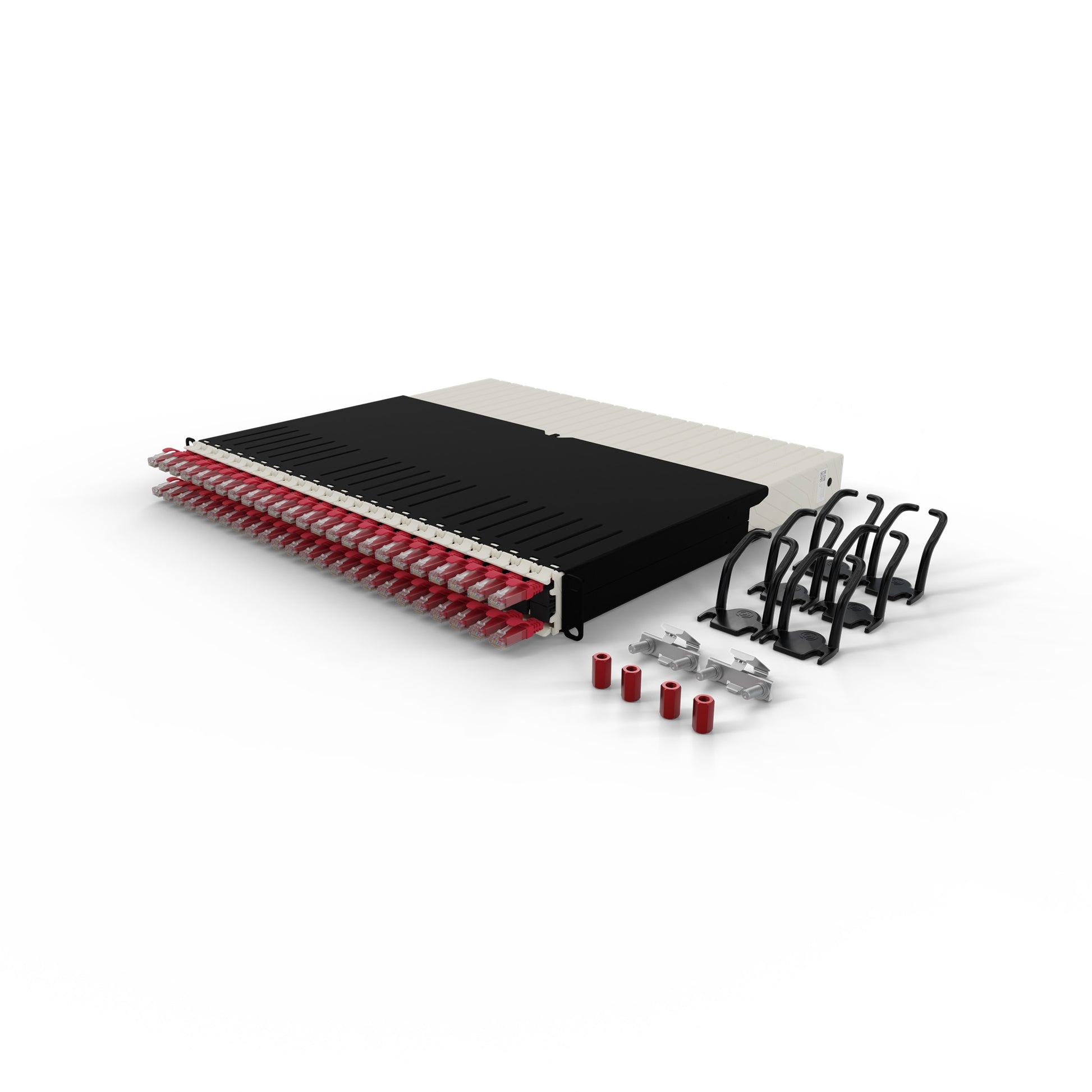 Patchbox Netzwerkkabel – Rot, UTP