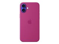 Apple Backcover – für Apple iPhone 16 Plus, MagSafe, Mikrofaser+Silikon, Fuchsia