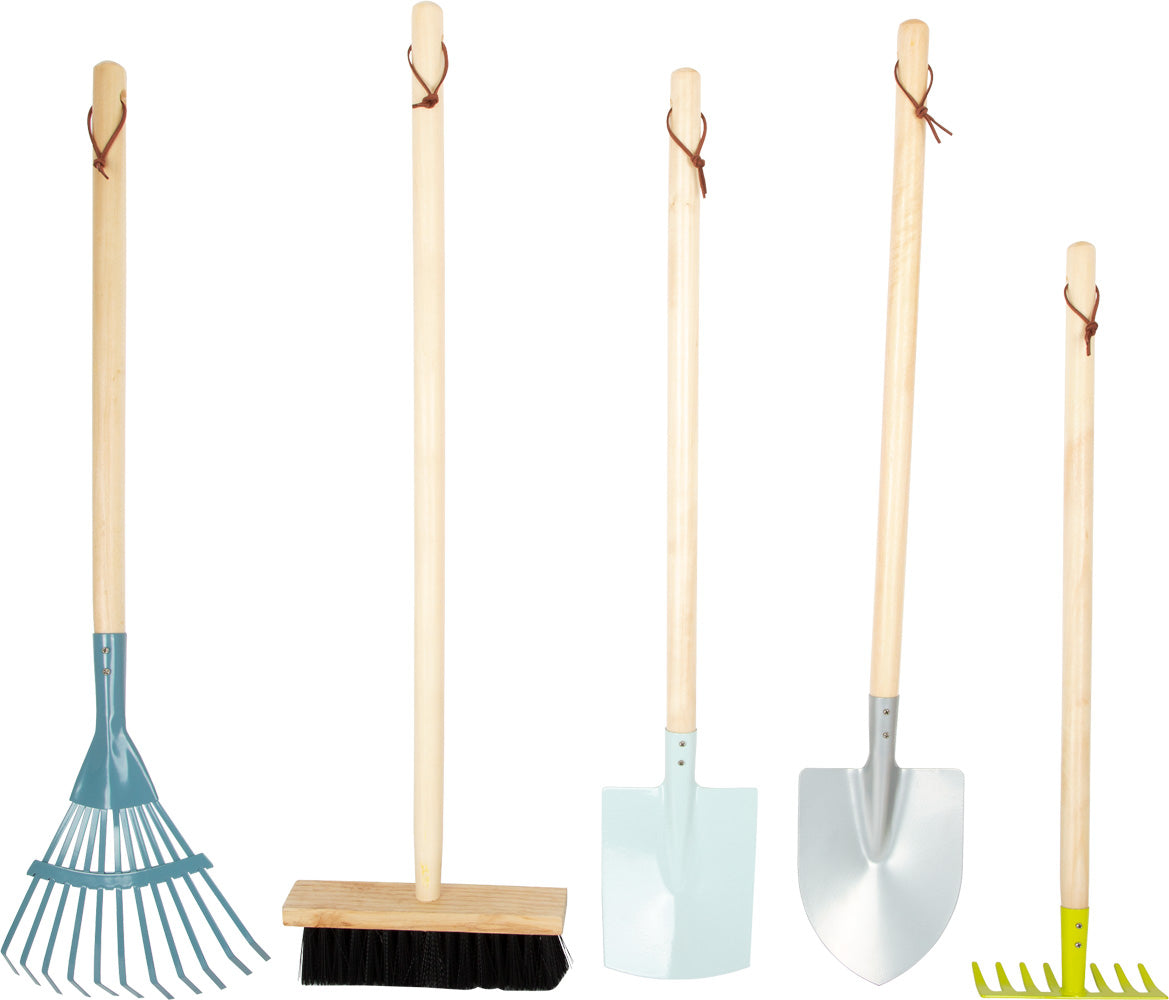 Small foot Werkzeugkoffer (Spielzeug) – 7-teilig – ab 3 Jahren – Metall, Holz – mehrfarbig