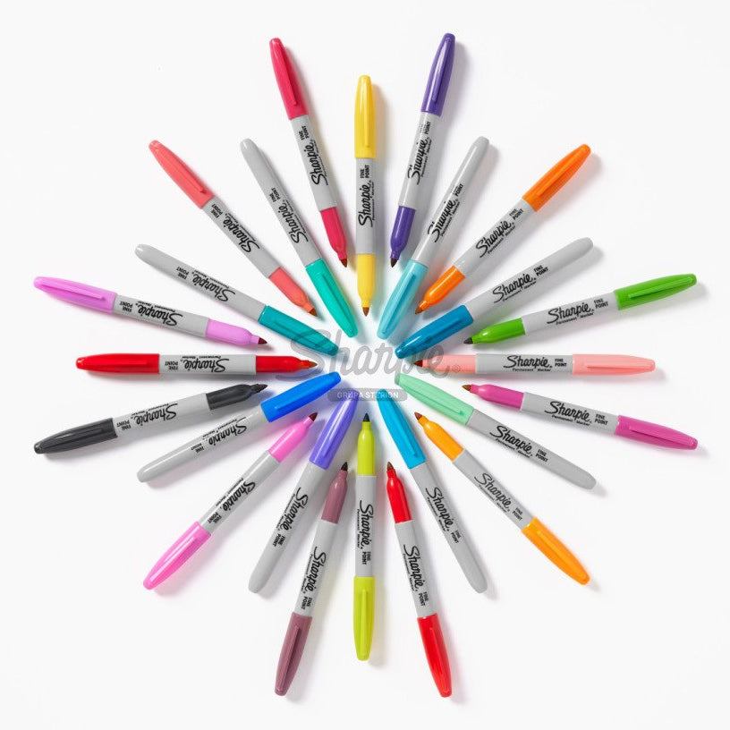Sharpie Permanentmarker – Feine Spitze 1 mm – Glam – 34er-Set