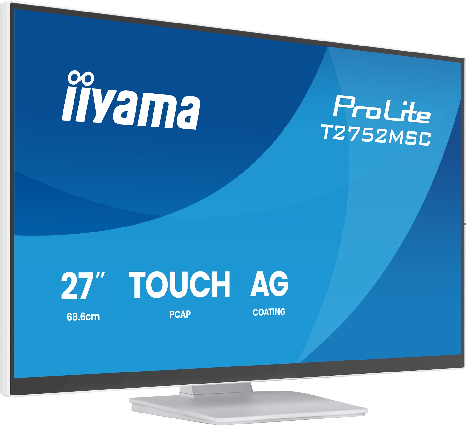 iiyama T2752MSC-W1AG – Monitor, 27", Full HD (1920 × 1080), Touch, HDMI, USB