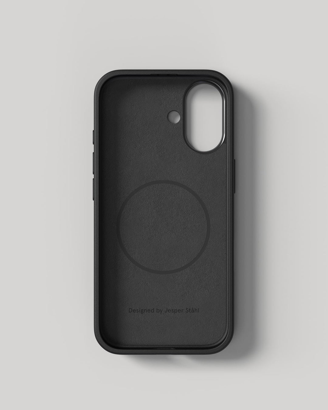 Nudient – Backcover – für Apple iPhone 17 – schwarz – MagSafe-kompatibel