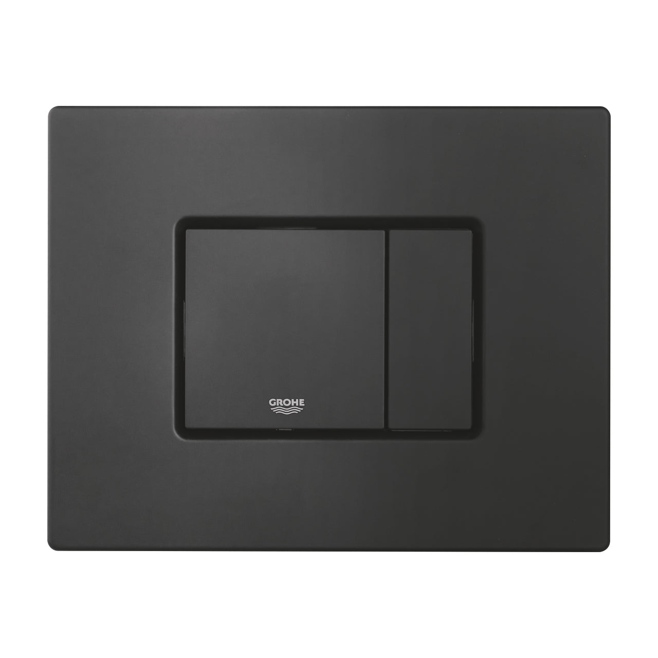 GROHE Even – WC-Betätigungsplatte – Kunststoff, schwarz, 15,6 × 1 × 19,7 cm