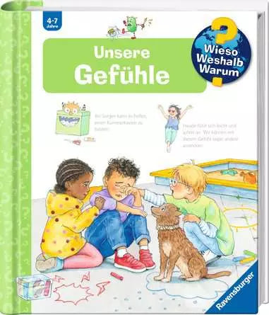 Ravensburger Buch – WWW58 Unsere Gefühle, Spiralbindung, 16 Seiten, Deutsch, ab 7 Jahren