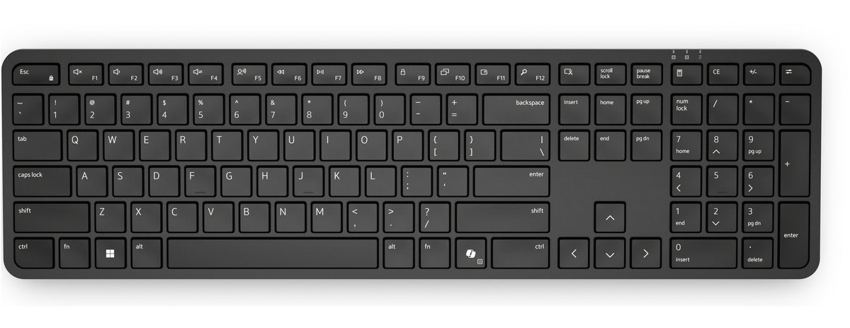 Dell Pro 5 KB526 – Tastatur – 100% – Membran – 2,4 GHz USB-A (Empfänger) – QWERTZ (DE) – Schwarz