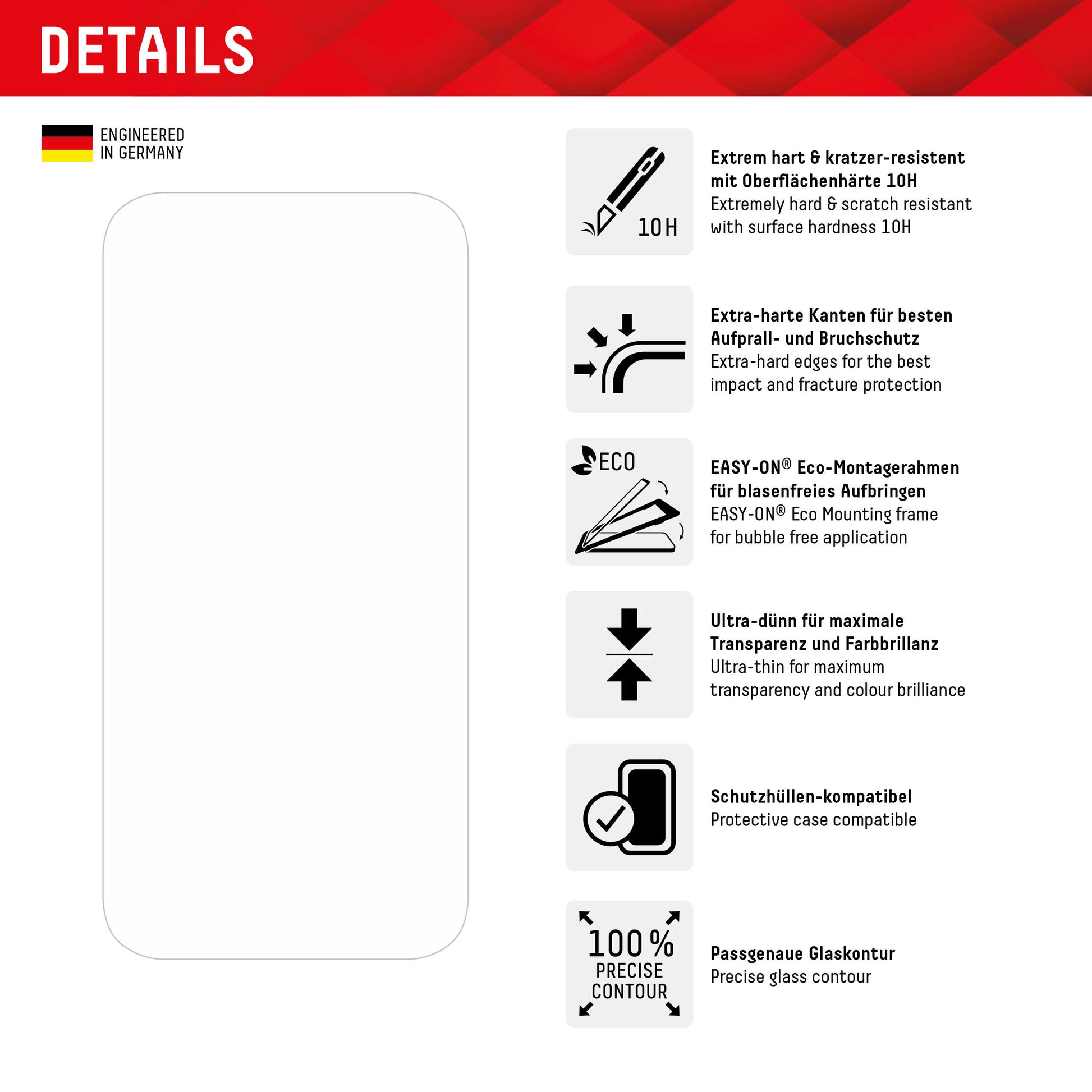 EVI Cover – iPhone 15 Pro, Transparent